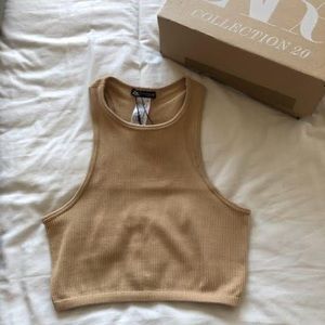 Zara cropped tank
